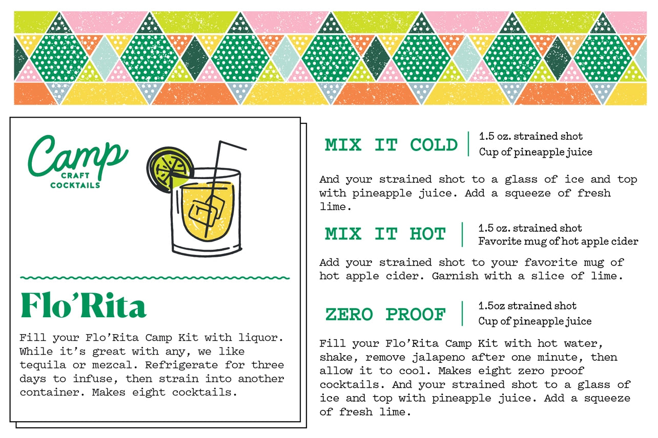 Camp Craft Flo'rita Cocktail Infusion Kit
