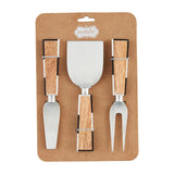 Black & White Checkered Cheese Utensil Set
