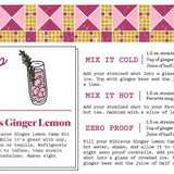Camp Craft Hibiscus Ginger Lemon Cocktail Infusion Kit