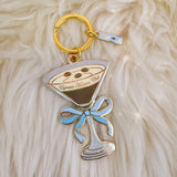 Espresso Martini Club Enamel Keychain