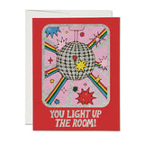 You Light Up the Room, Friendship Greeting Card