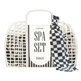 Pinch Provisions Super Spa Set, Black & White Checkered