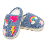 Kids Iconic Symbols Slippers