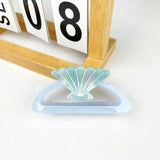 Blue Seashell Hair Claw Clip