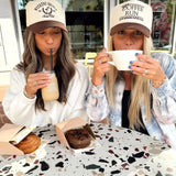 Coffee Run, Slow Morning Coffee Club, Vintage Trucker Hat