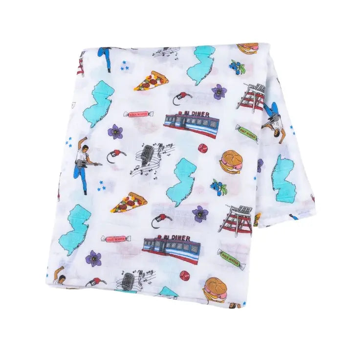 New Jersey Muslin Swaddle Blanket