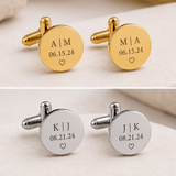 Stainless Steel Cufflinks, Engraveable