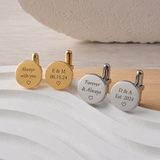 Stainless Steel Cufflinks, Engraveable