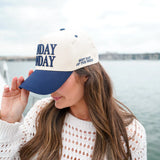 'Sunday Funday' Navy Vintage Trucker Hat