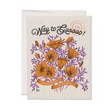 'Way to Gooooo!', Greeting Card