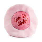Pink Cowgirl 'Lets Go Girls' Dog Toy