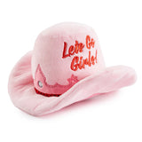 Pink Cowgirl 'Lets Go Girls' Dog Toy