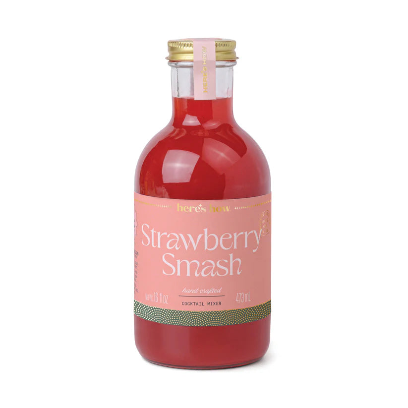 Strawberry Smash Crafted Cocktail Mixer