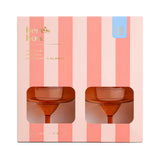 The Rue Margarita Glass, Orange