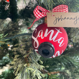 Santa Cam Ornament