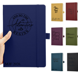 PU Leather Ruled Journal, Engraveable