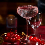 Here's How The Lou Coupe Glasses (Blush), Set of 2
