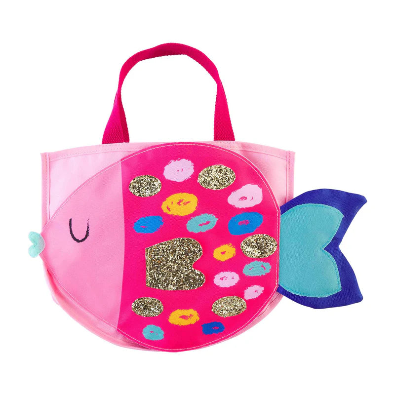 Fish Beach Tote with Sand Toys