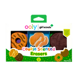 OOLY x Girl Scouts Cookie Scented Erasers - Set of 3