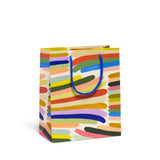 Rainbow Stripes Gift Bag, Medium