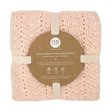 Peach Crochet Baby Blanket