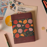 Papier Classic Floral Softcover Lined Notebook