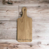 Rubber Wood Charcuterie Board, Engraveable