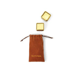 Cocktail Cubes Cocktail Chillers in Gold, 2PK