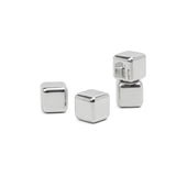 Cocktail Cubes Cocktail Chillers in Silver, 4PK