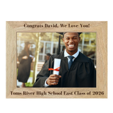 5x7 Wooden Picture Frame, Engraveable