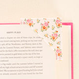 Floral Corner Keeper Fabric Bookmark