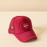 'Tailgates and Touchdowns, Game Day' Trucker Hat, Burgundy Red