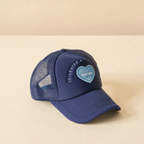 'Tailgates and Touchdowns, Game Day' Trucker Hat, Navy Blue