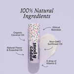 Poppy & Pout Lip Balm, Birthday Confetti Cake