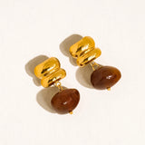 Agate Drop Earrings