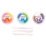 Creatibles Air Dry Clay Kit, Set of 12 Colors + 3 Tools