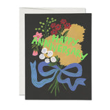 Happy Anniversary (Floral Bouquet), Greeting Card