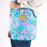 Lilly Pulitzer Insulated Beach Cooler, Aqua La Vista