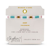 Aunt, Skylar Paige Morse Code Bracelet