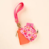 Pink & Orange Palm Trees Dynamic Duo Pouch Wristlet