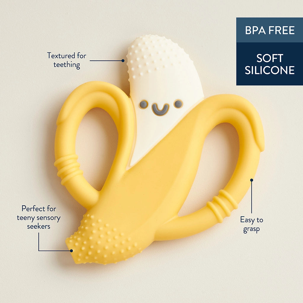 Itzy Ritzy Banana Chew Crew® Easy-Hold Silicone Teether