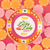 'The Lucky Lady Casino' Trinket Tray
