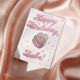 Bday Babe (Birthday Cake) Enamel Pin