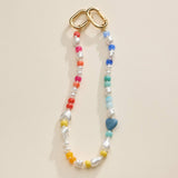 Colorful Beaded Bag Charm