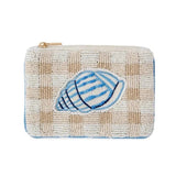 Beaded Seashell Coin Pouch