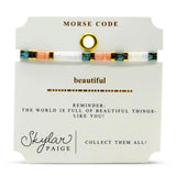 Skylar Paige, Beautiful Morse Code Bracelet