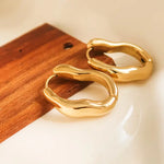 Oval Hoop Earrings