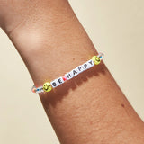 Be Happy, Little Words Project Bracelet (M/L)
