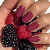 Glamnetic Press-On Nails, Berry Maroon