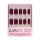 Glamnetic Press-On Nails, Berry Maroon